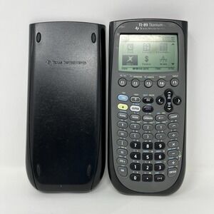 Texas Instruments TI-89 Titanium Graphing Calculator With Hard Cover READ